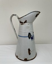 Vintage Enameled French Jug