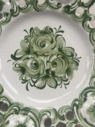 Studio pottery handmade plate - studio,