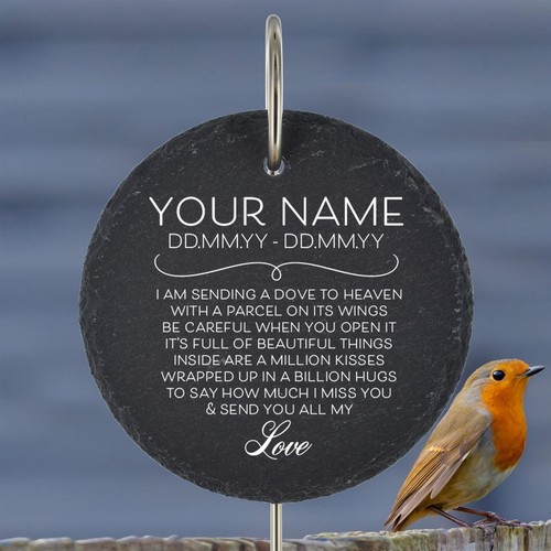 Personalised grave marker - grave,