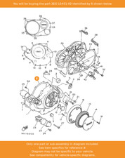 YAMAHA Gasket, Crankcase Cover