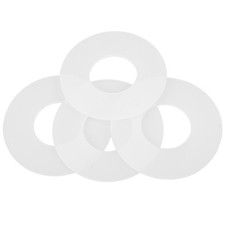  4 Pcs Toilet Cistern Washers Seals Fill Valve for Tank Flush Silicone