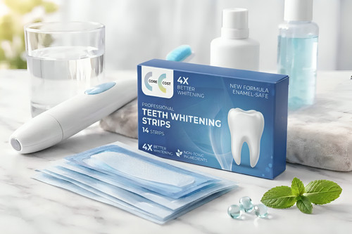 Teeth whitening strips - teeth,