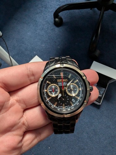 Seiko coutura black gold rrp - black,