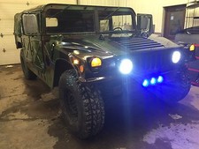 BLUE LED LIGHT BAR 24V BLAZER
