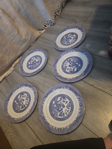 Set large vintage blue - of,