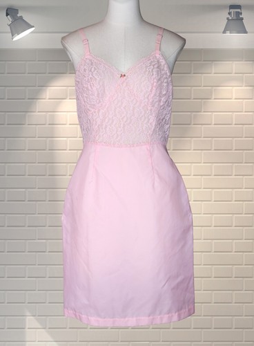 Vintage 1960s pale pink crisp - pink,