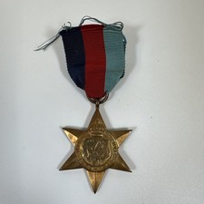 British Army Second World War 1939-1945 Star And Ribbon