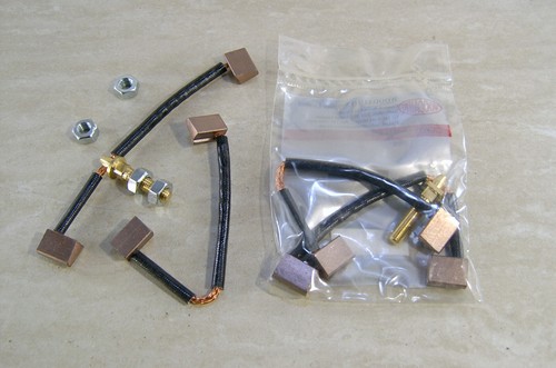Inertia starter motor - , brushes