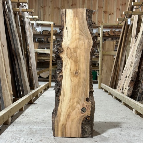 Cherry plank board slab waney - plank,