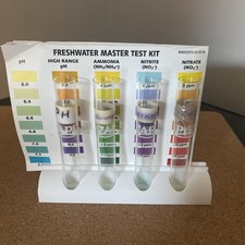 Aquarium Test Tube Holder Rack Tropical Marine Fish Tank API tubes