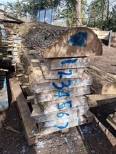 Live Edge Ash Slabs - 2.4m x