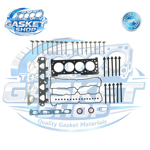 Head gasket set bolts valves - head,