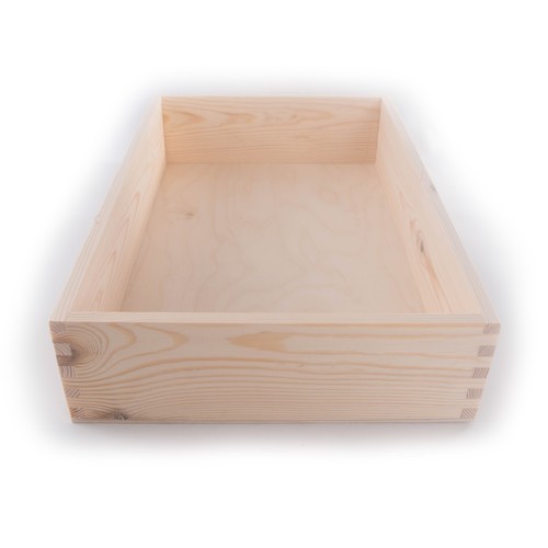 Large rectangular wooden - wooden, open