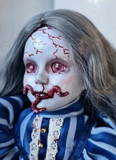 Horror Doll 'Annaliese' OOAK, gothic doll, creepy doll, porcelain doll, Art Doll