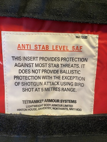 Genuine real anti stab vest - genuine,