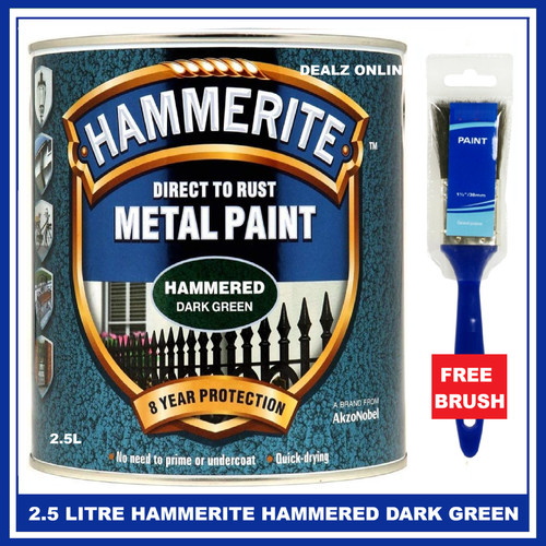 Hammerite hammered dark green - hammered,
