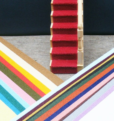 Dolls house stair carpet - stair,