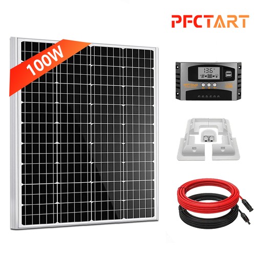 100w 12v solar panel - 100w, with