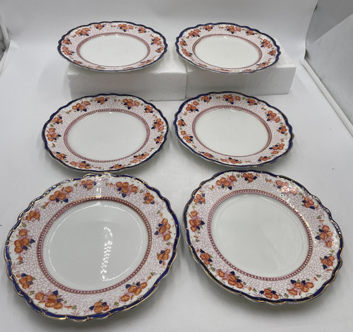 Six antique dinner - antique,