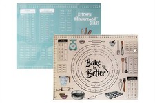 Tempered Glass Worktop Saver Pastry Chopping Board Anti Slip Conversion Chart