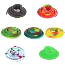 metagio 7 Pcs Rubber Snakes