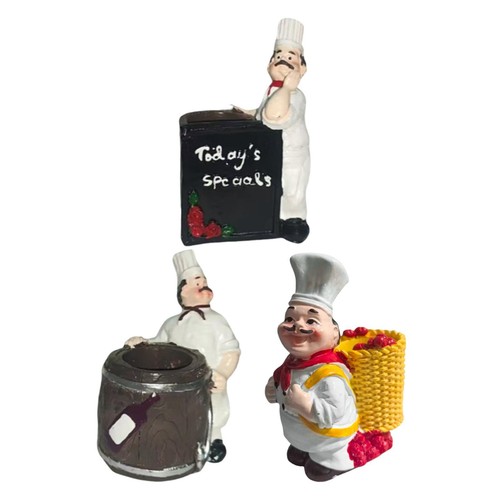 Chef figurine accent - accent, figure