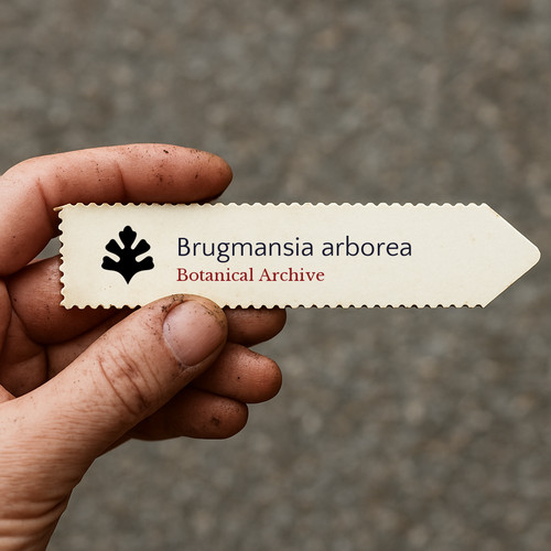 Brugmansia arborea white - brugmansia,