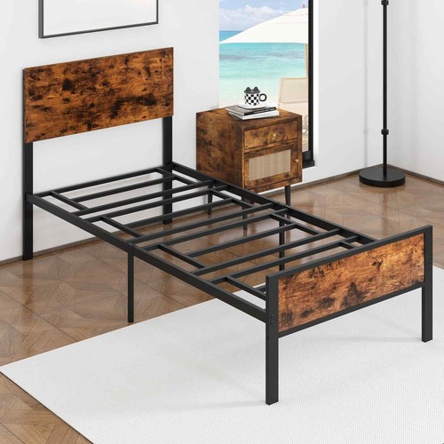 Metal slats supported - supported, bed