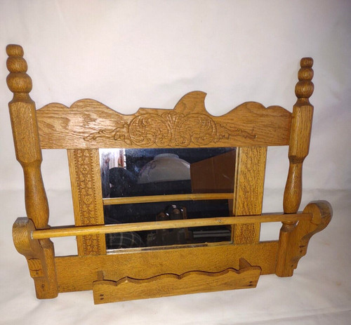 Antique oak wood parlor - antique,