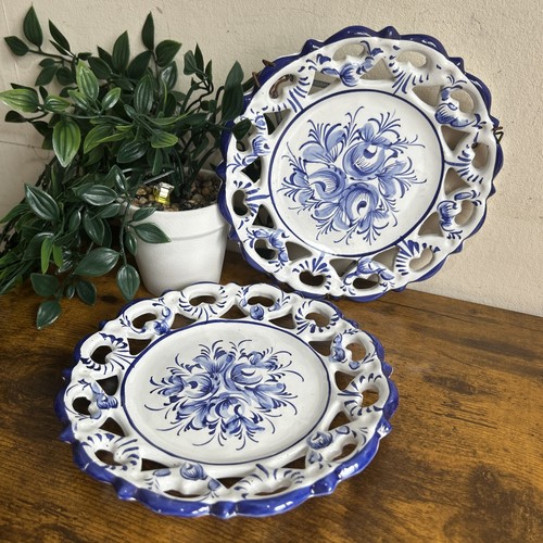 Vintage blue white portugal - white,