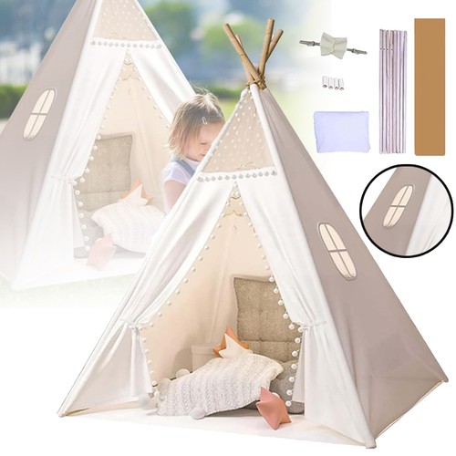 Large canvas kids teepee - large,