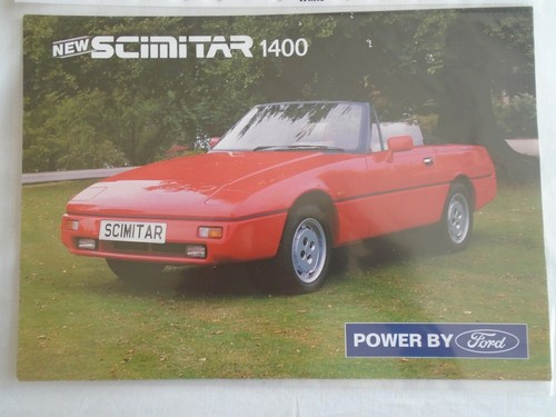 Reliant scimitar 1400 brochure - reliant,