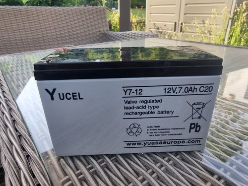 Yuasa yucel 12v - y7-12, ah