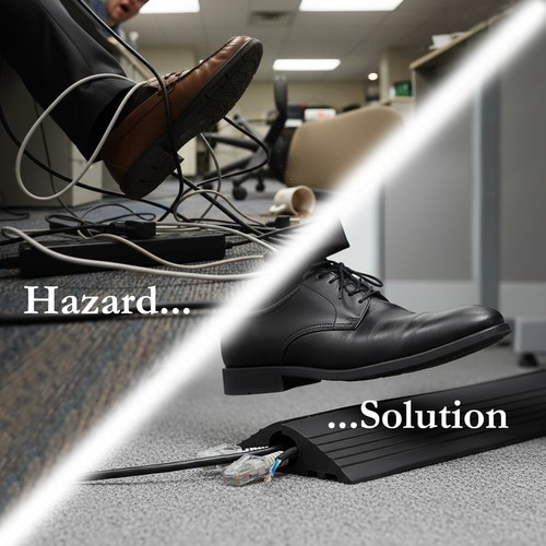 Floor cable tidy cover - floor,