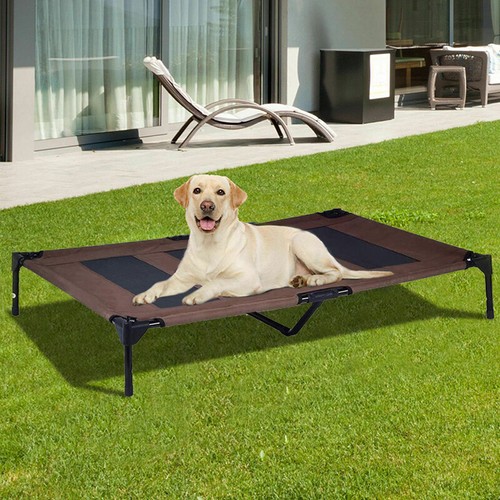 Large cooling raised dog bed - raised,