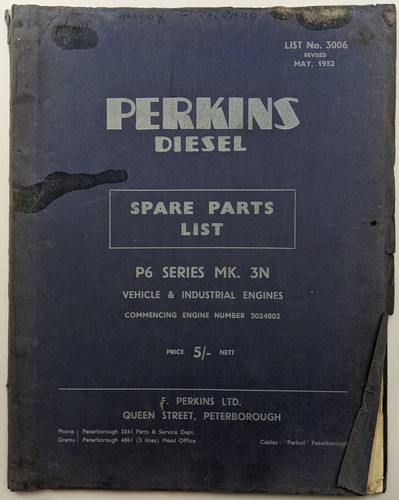 Original perkins diesel - original, p6