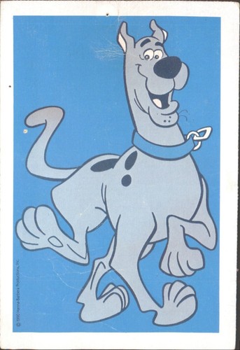 1990 scooby doo - 1990, postcard