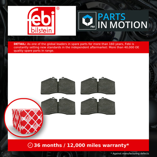 Brake pads set fits - brake,