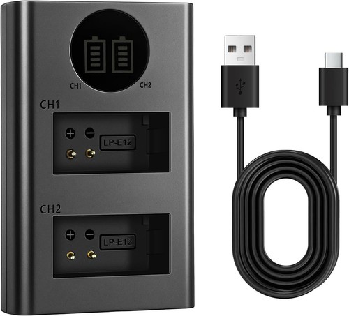 E12 lcd usb dual - lcd, battery