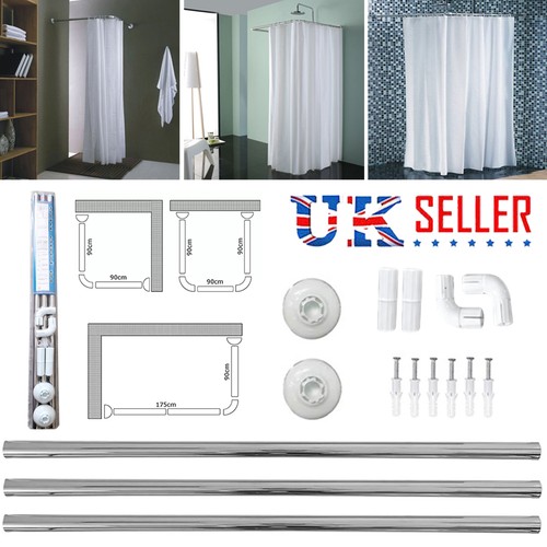 Shower curtain rod l shape - rod,