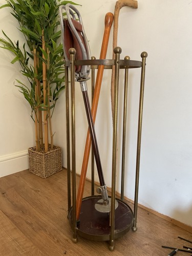 Vintage brass stick - vintage, stand