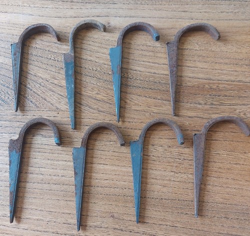 Hand forged antique wrought - 8,