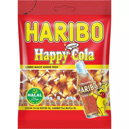 Haribo happy cola halal - x,