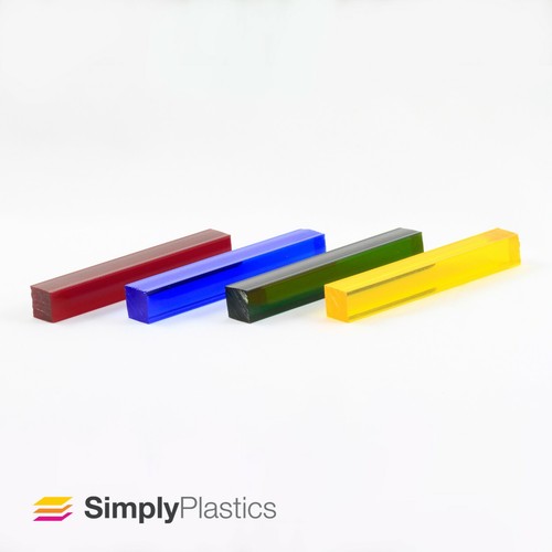 Square coloured tinted - coloured,