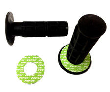 RACELINE MX GRIPS with RFX ANTI BLISTER GRIP DONUTS GREEN  for KAWASAKI KX80/85