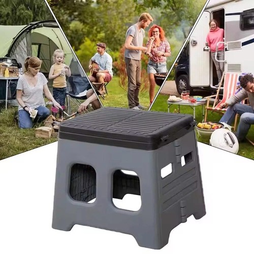 Folding camping toilet - folding,