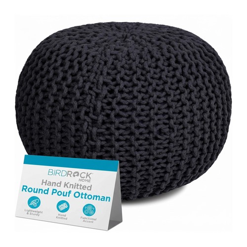 Round pouf ottoman - ottoman, foot