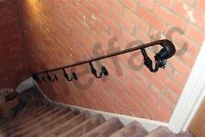 Mobility Wrought Iron metal Steel Handrail / Stair rail ORNAMENTAL Balustrade