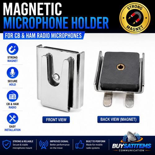 Magnetic radio microphone - magnetic,