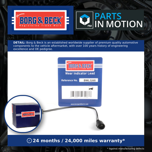 Brake pad wear indicator - brake,